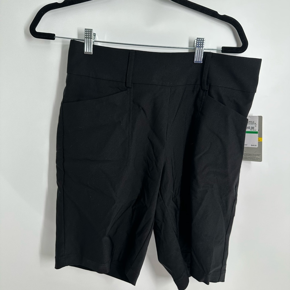 PGA Tour Black Bermuda Shorts Performance Design